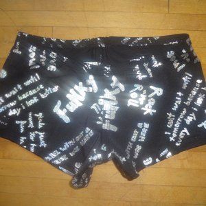 🆕 Derby Skinz XS Roller Derby athletic booty shorts holographic funky print